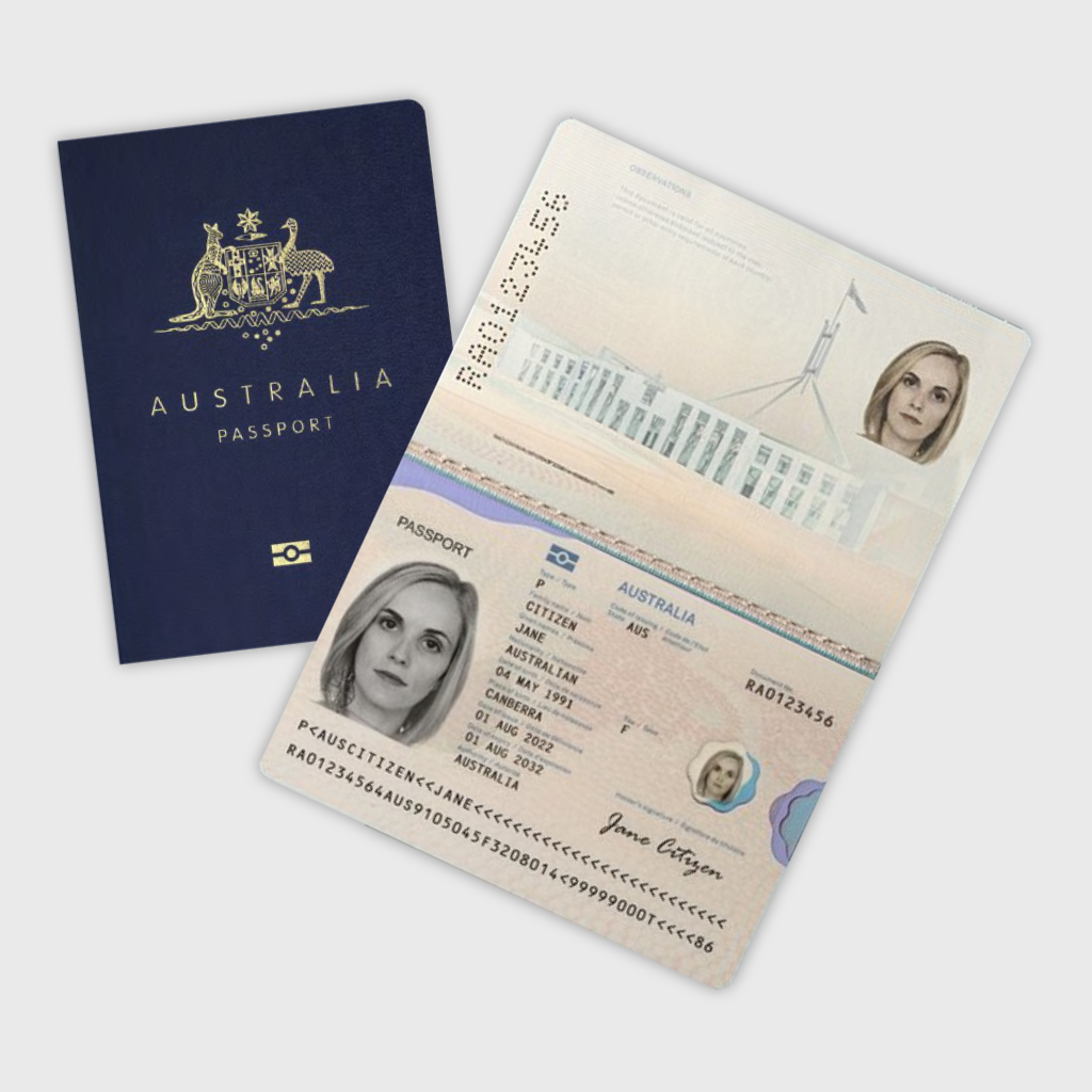 Australian Passport Photo